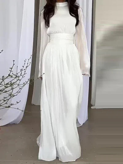 Elegant Ladies Floral Maxi Dress - Olytrend