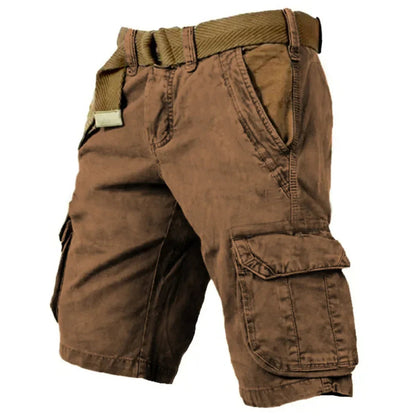 Men's Utility Cargo Shorts Knee Length - Olytrend