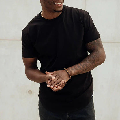 Men's Slim Fit Round Neck Short Sleeve Tee