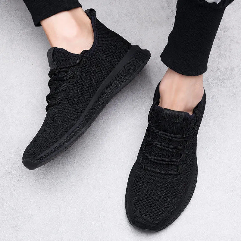 Classic Mens Low Cut Lace Sneakers - Olytrend