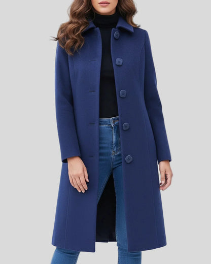 Classic Waterproof Ladies Trench Coat with Warm Lining