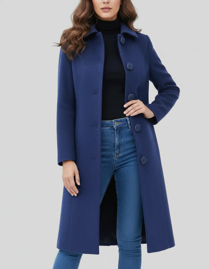 Classic Waterproof Ladies Trench Coat with Warm Lining