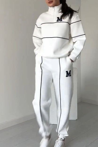 Cozy Knit Sweatpants Outfit Set