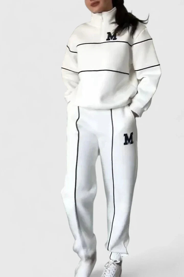 Cozy Knit Sweatpants Outfit Set