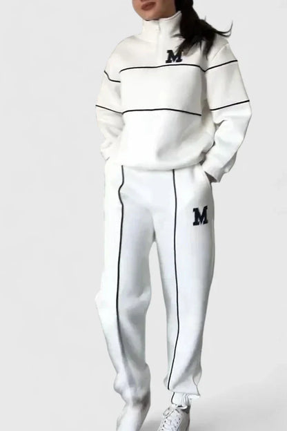 Cozy Knit Sweatpants Outfit Set