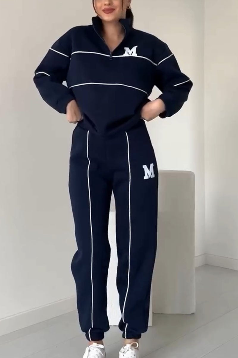 Cozy Knit Sweatpants Outfit Set
