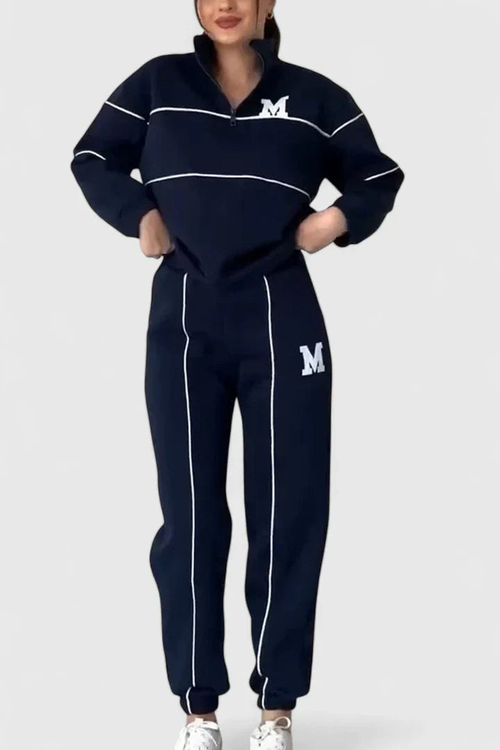 Cozy Knit Sweatpants Outfit Set