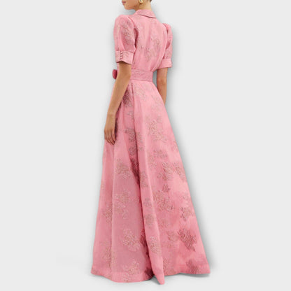 Elegant Cap Sleeve Formal Evening Gown for Women