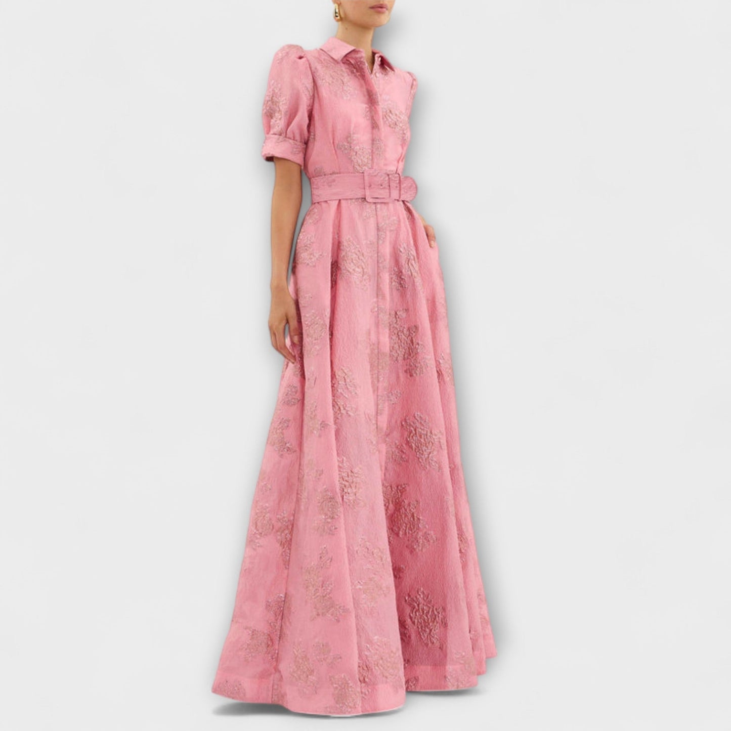 Elegant Cap Sleeve Formal Evening Gown for Women