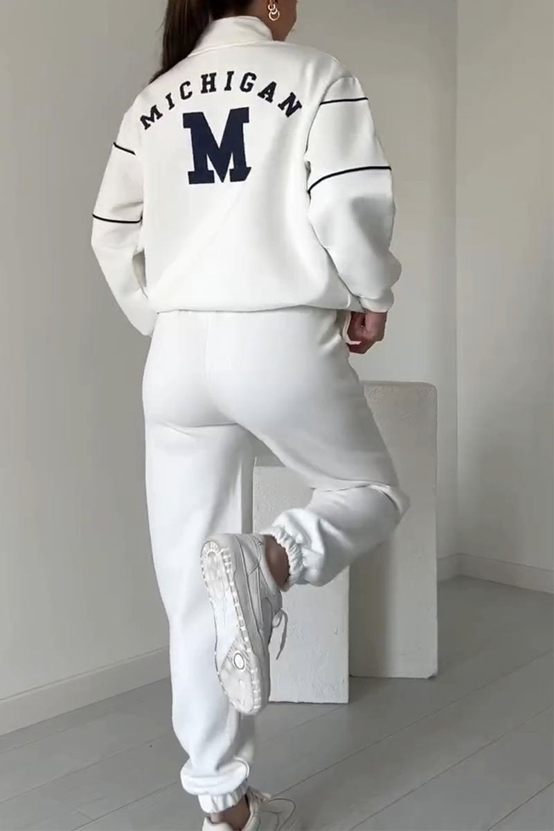 Cozy Knit Sweatpants Outfit Set