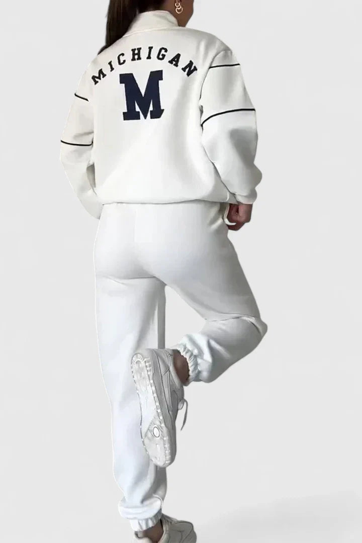 Cozy Knit Sweatpants Outfit Set