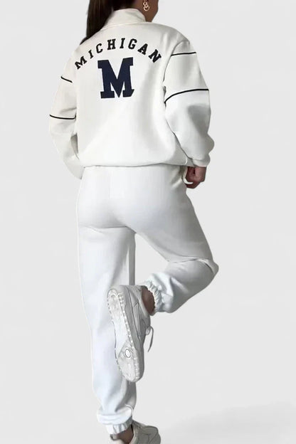 Cozy Knit Sweatpants Outfit Set