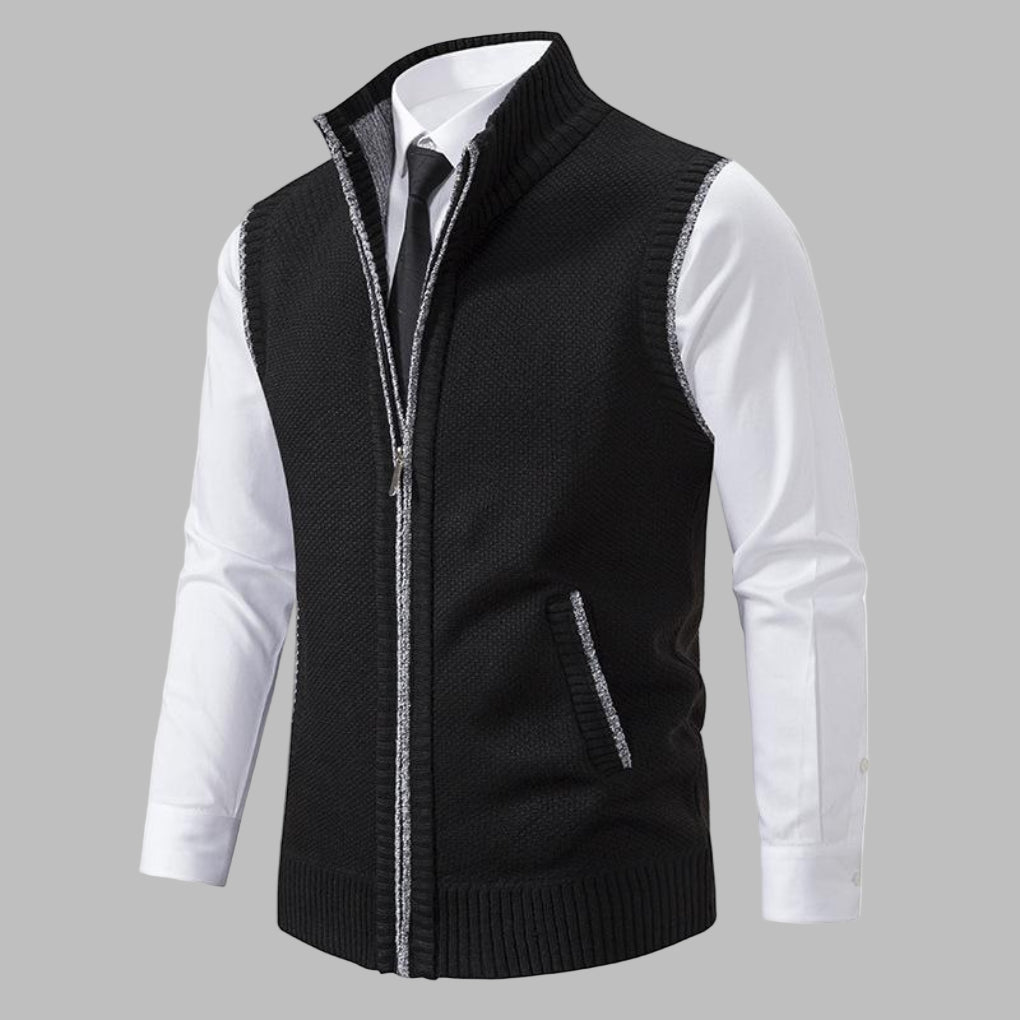 Men's Warm Crew Neck Sleeveless Vest