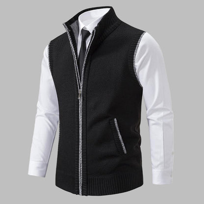 Men's Warm Crew Neck Sleeveless Vest