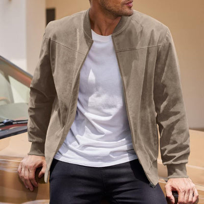Classic Vintage Leather Men's Jacket - Olytrend
