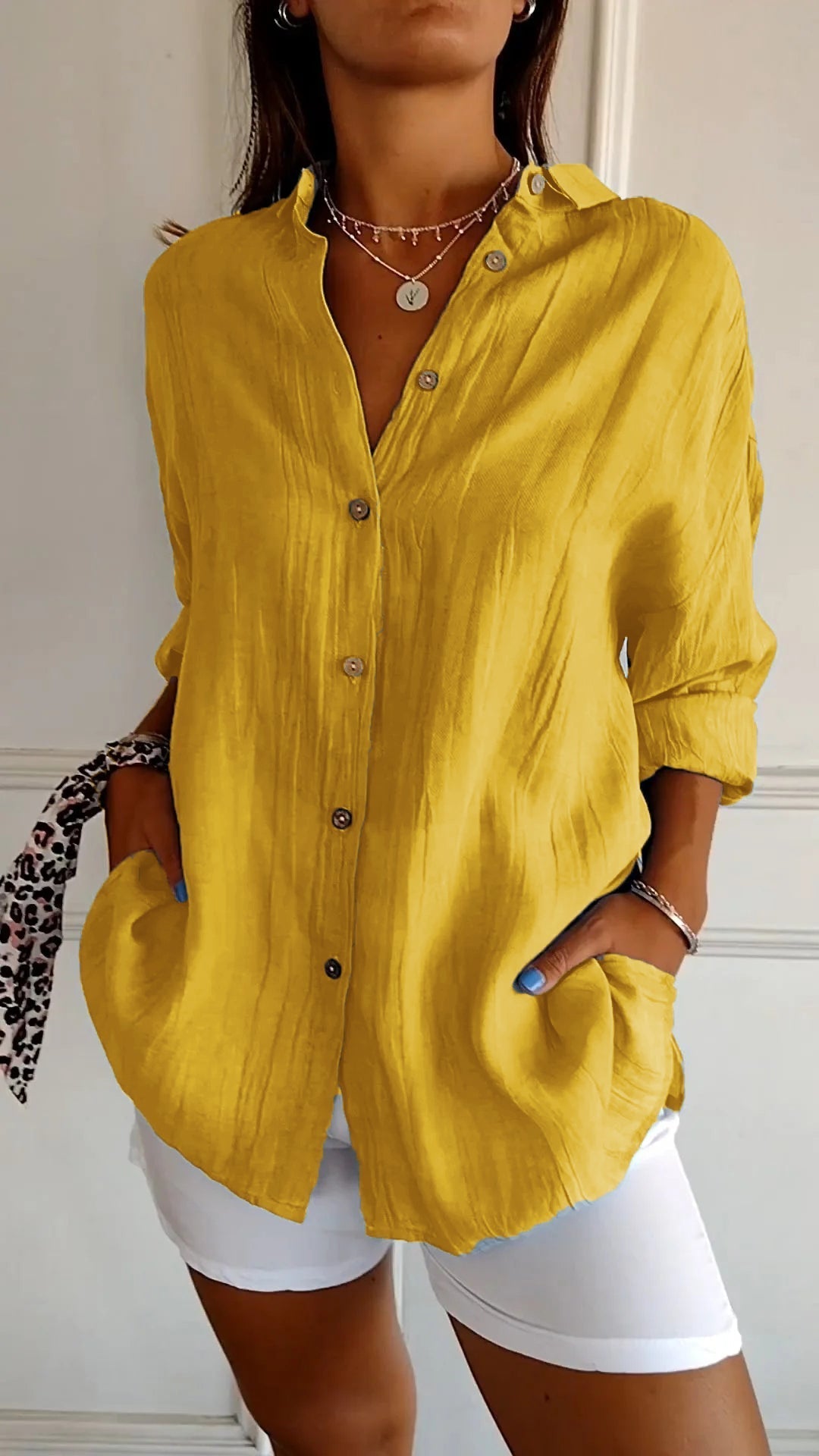 Classic Fit Women's Button Shirt