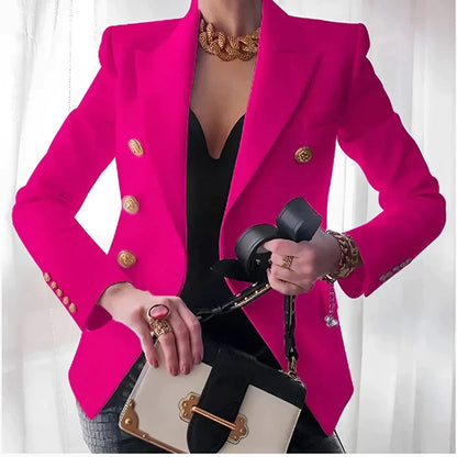 Vintage Style Women's Classic Blazer Jacket
