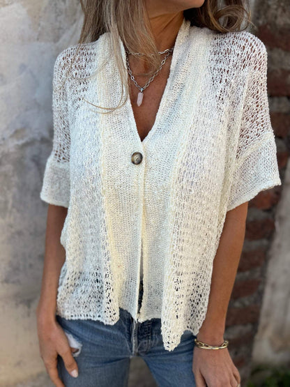 Chic Patterned Blouse