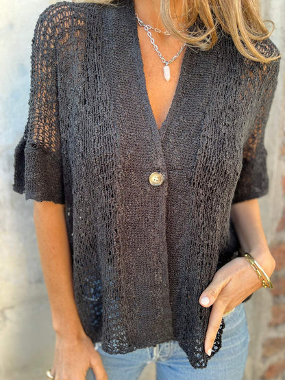 Chic Patterned Blouse