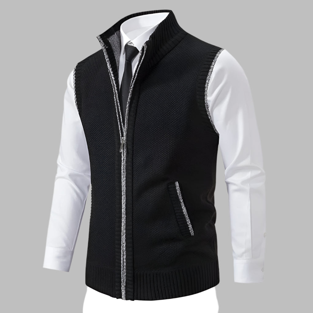 Men's Thermal Zipper Sweater Vest