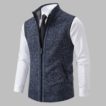 Men's Warm Crew Neck Sleeveless Vest - Olytrend