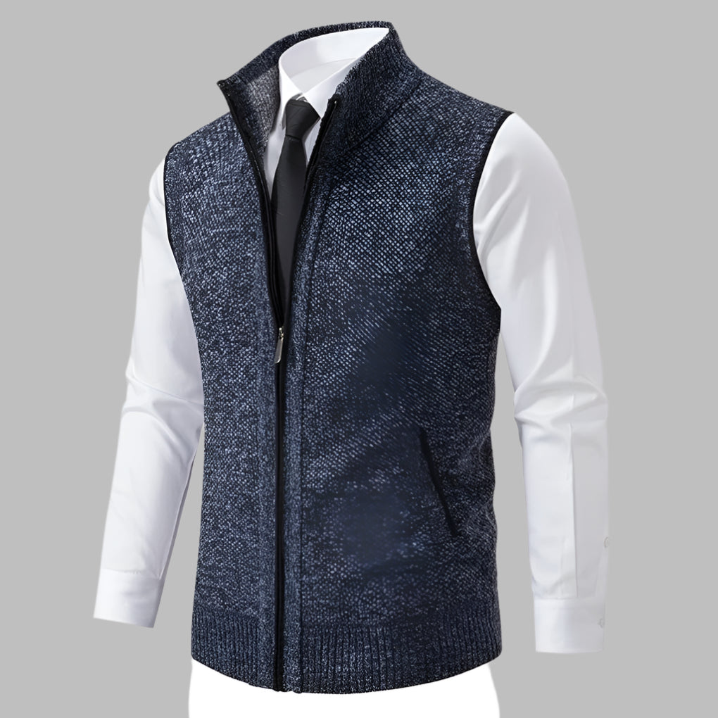 Men's Thermal Zipper Sweater Vest - Olytrend