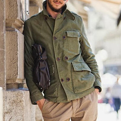 Tactical Men's Coat with Multiple Pockets - Nocini