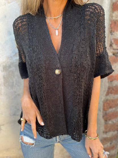 Chic Patterned Blouse
