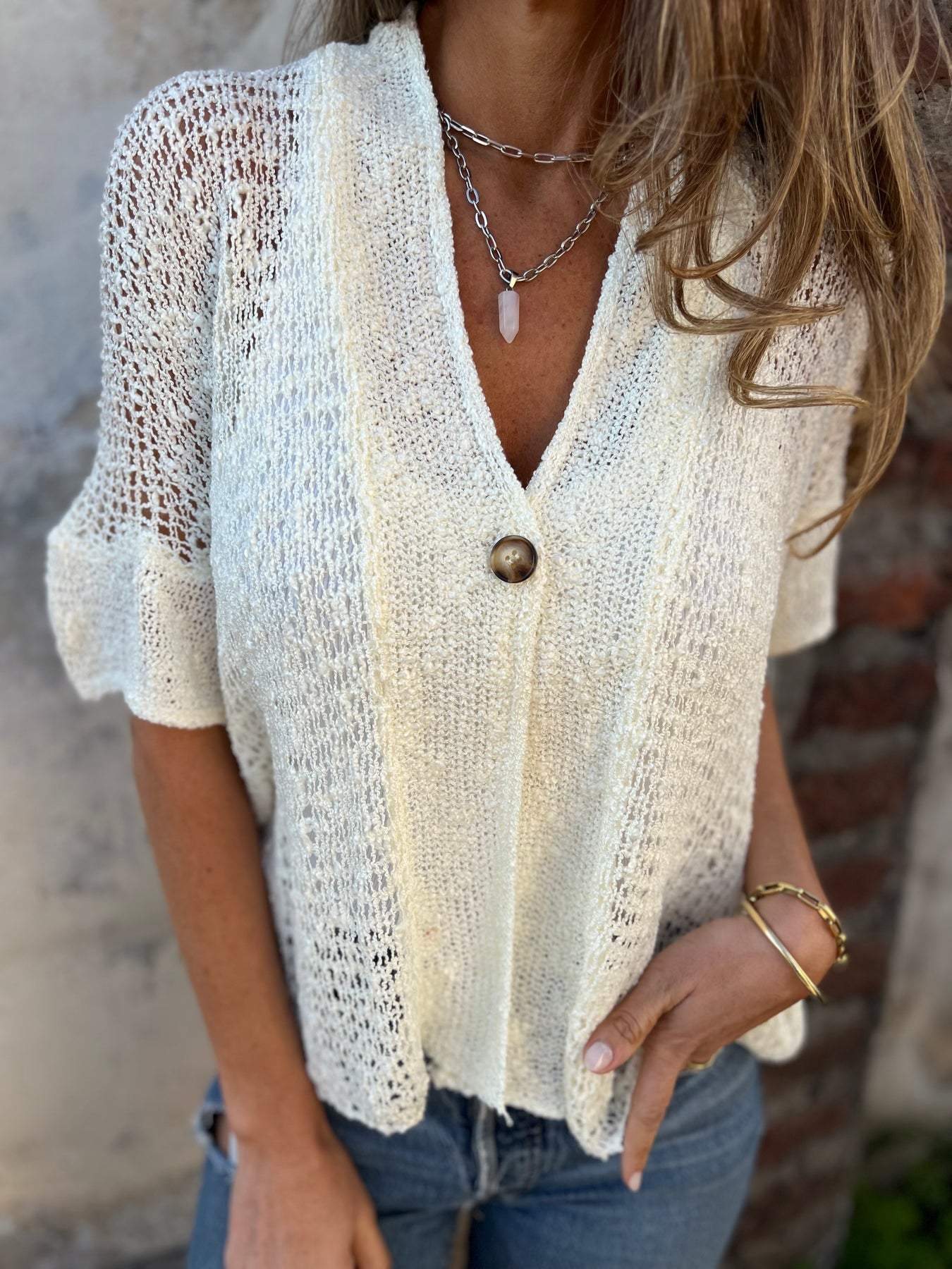 Chic Patterned Blouse