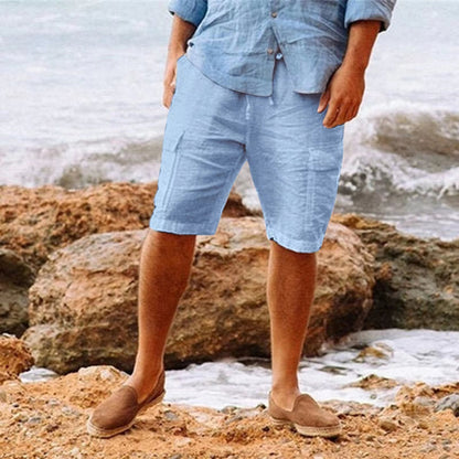 Men's Casual Knee Length Shorts with Cargo Pockets