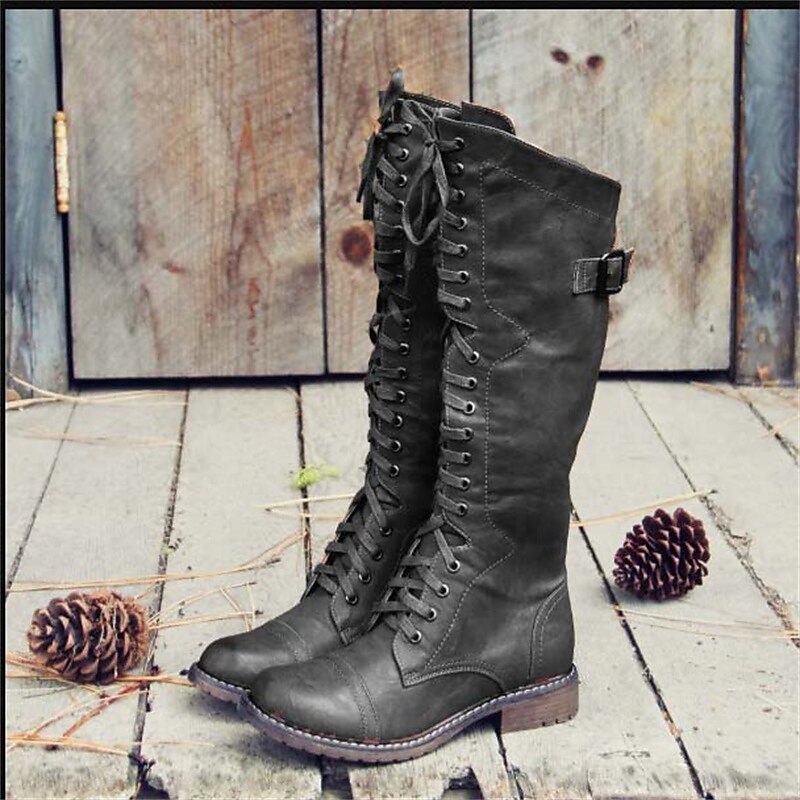 Tall Women's High Heel Knee High Boots