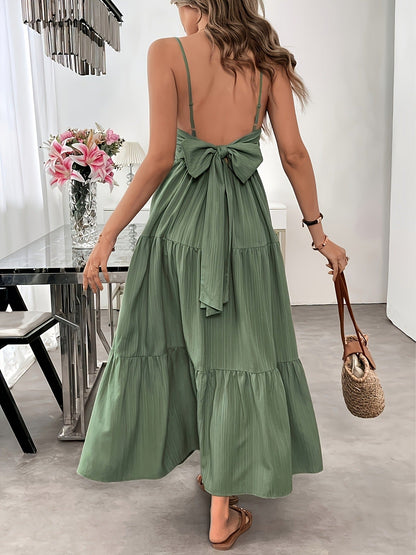 Elegant Ladies' Strapless Flowy Long Dress - Olytrend