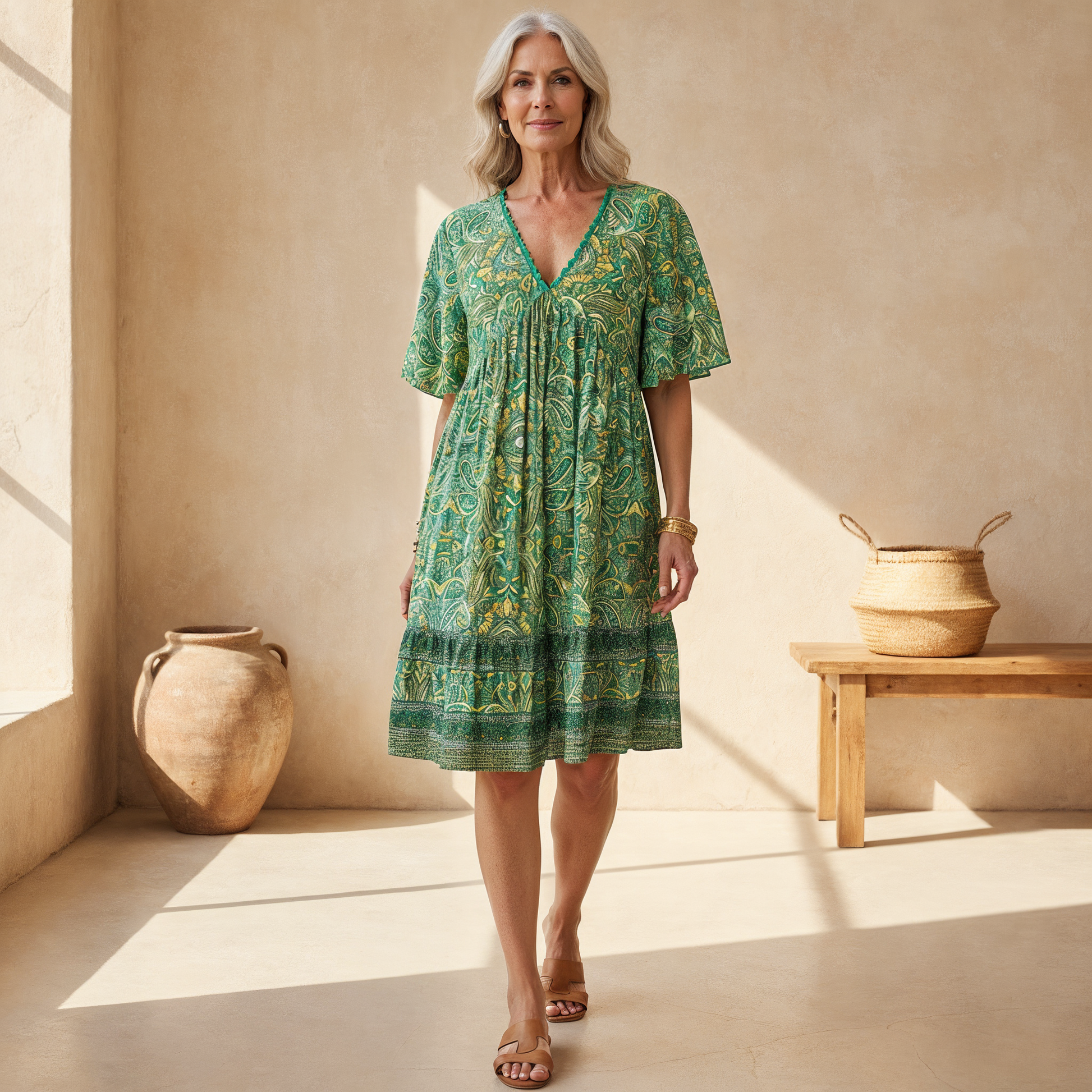 Chic Ladies' Sleeveless Summer Dress - Olytrend