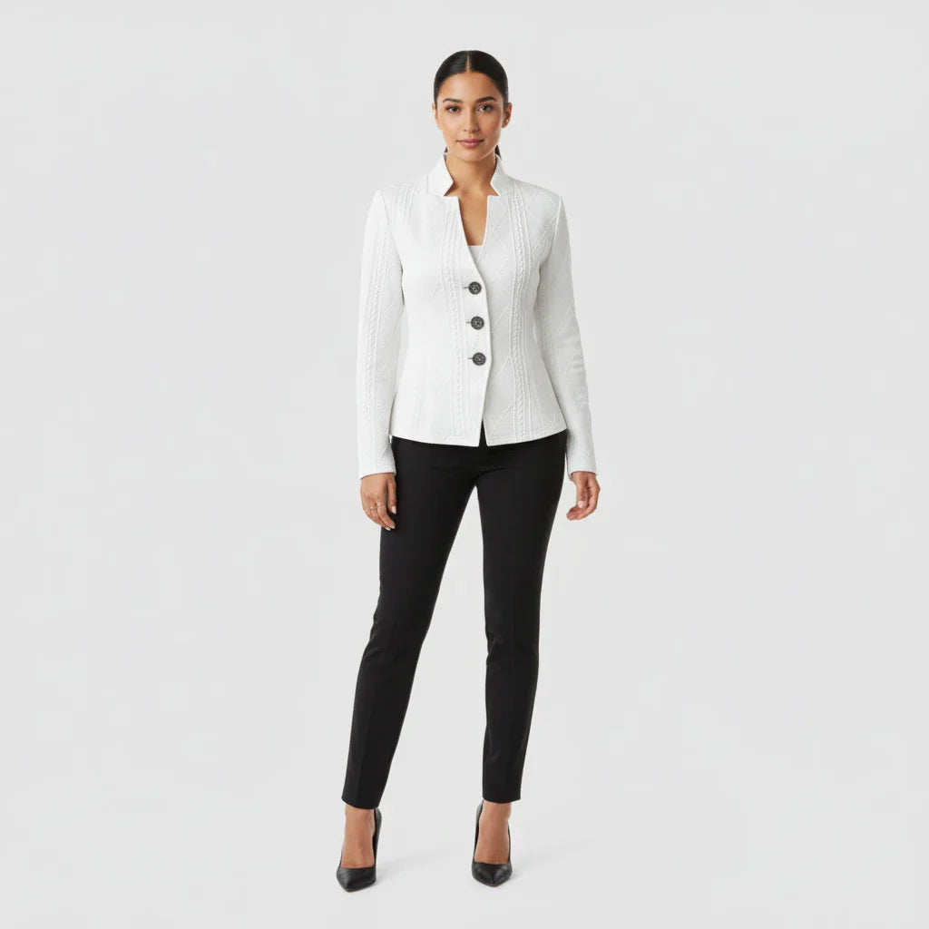 Tailored Women's Single Button Jacket