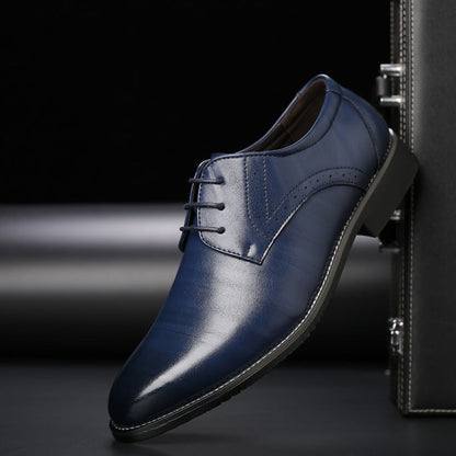 Men's Leather Lace Up Dress Shoes