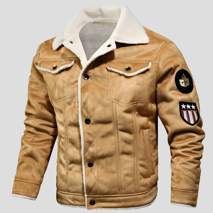 Warm Classic Aviator Winter Bomber Jacket