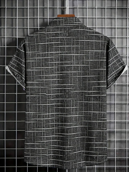 Image of Kane | Men's Button-Down Printed Shirt