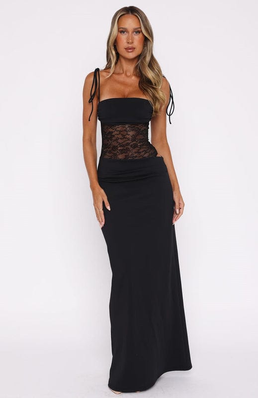 Image of Kara | Women's Sleeveless Lace Maxi Dress