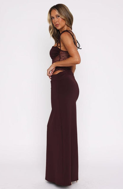 Image of Kara | Women's Sleeveless Lace Maxi Dress