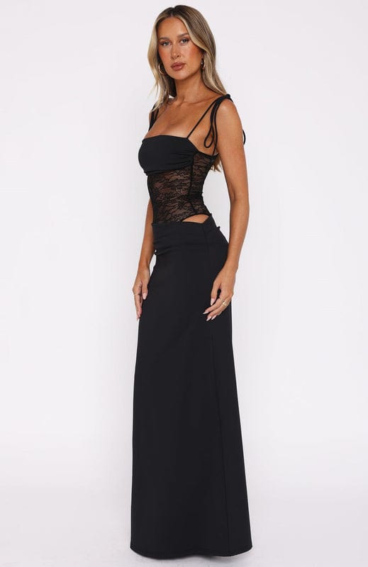Image of Kara | Women's Sleeveless Lace Maxi Dress