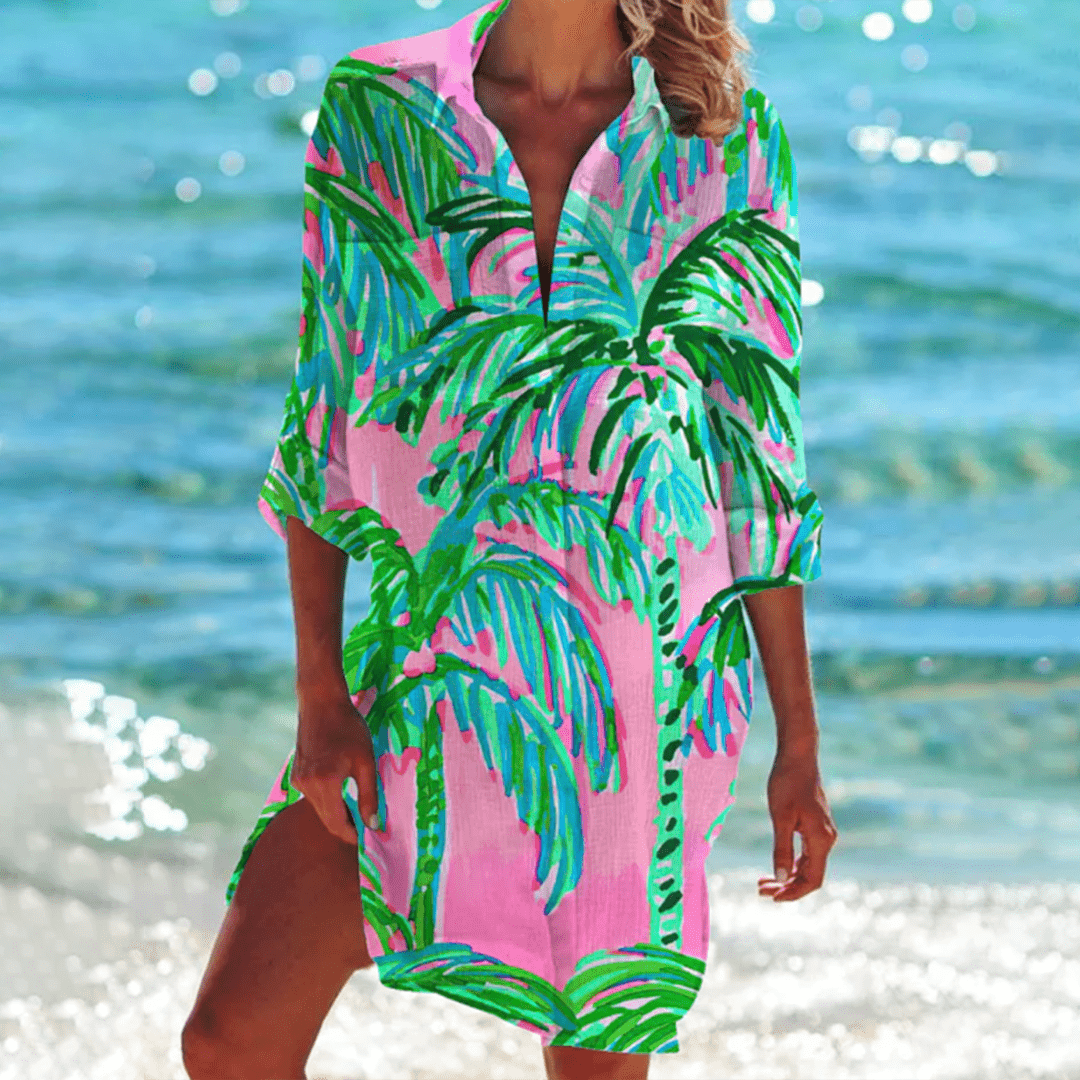 Image of Karen | Women's Button-Down Mini Dress