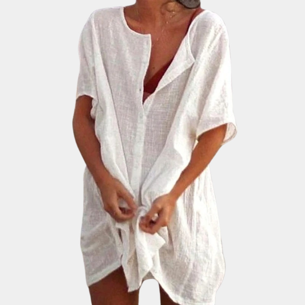 Relaxed Fit Casual Women's Dress Shirt - Pexav