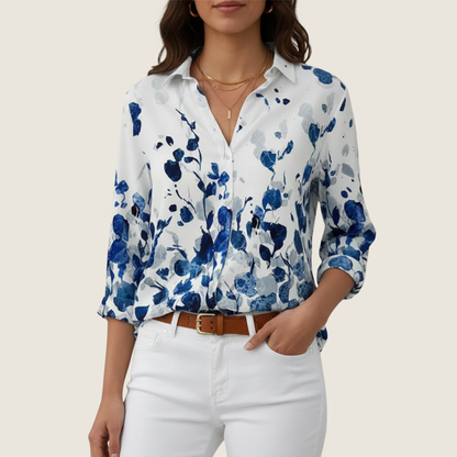 Classic Ladies Floral Shirt - Olytrend