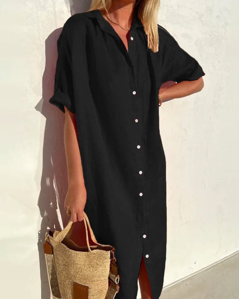 Image of Katelyn | Women's Button-Down Midi Dress