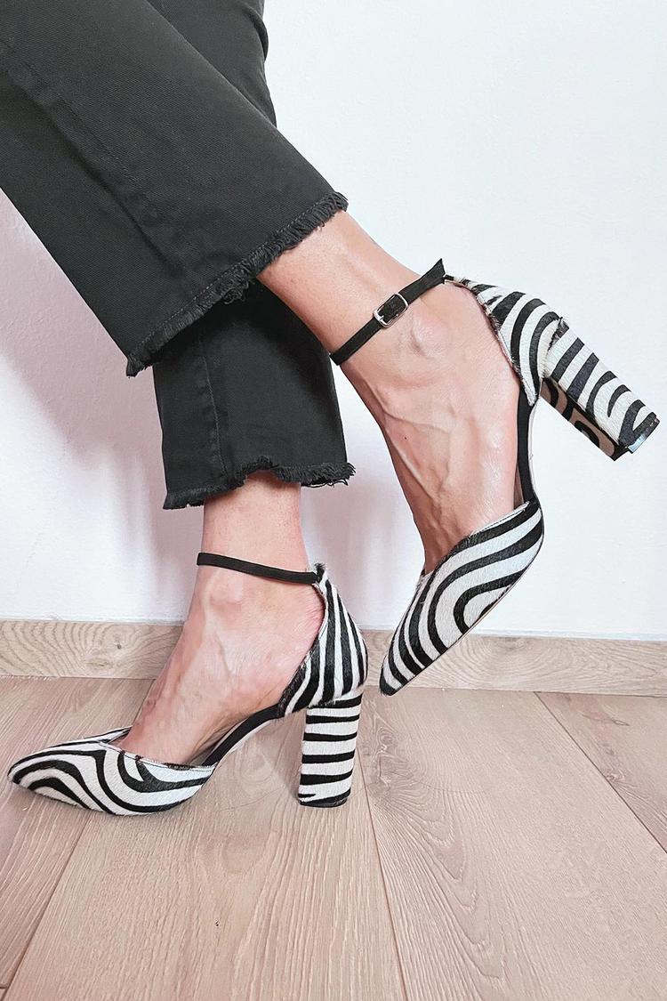 Ladies High Heel Ankle Strap Sandals - Olytrend