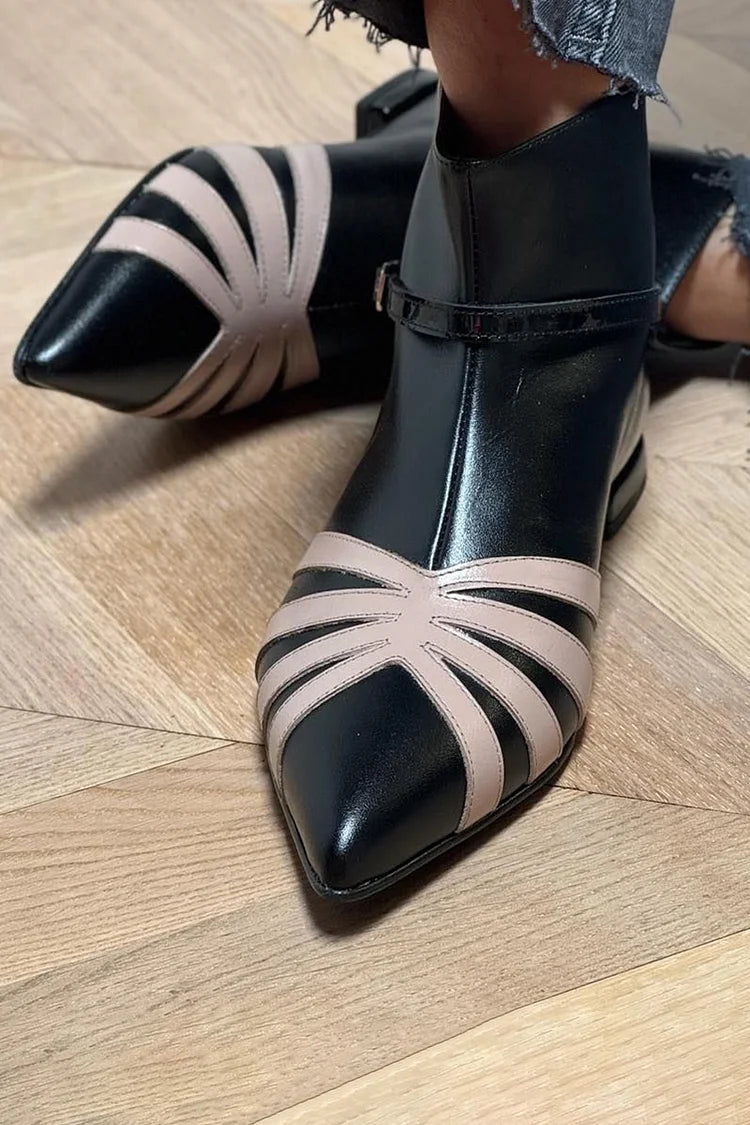 Ladies Buckle Ankle Boots - Olytrend