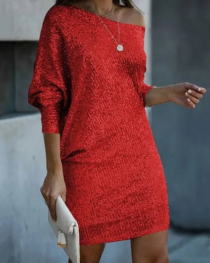 Image of Keira | Women's Off-Shoulder Bodycon Mini Dress