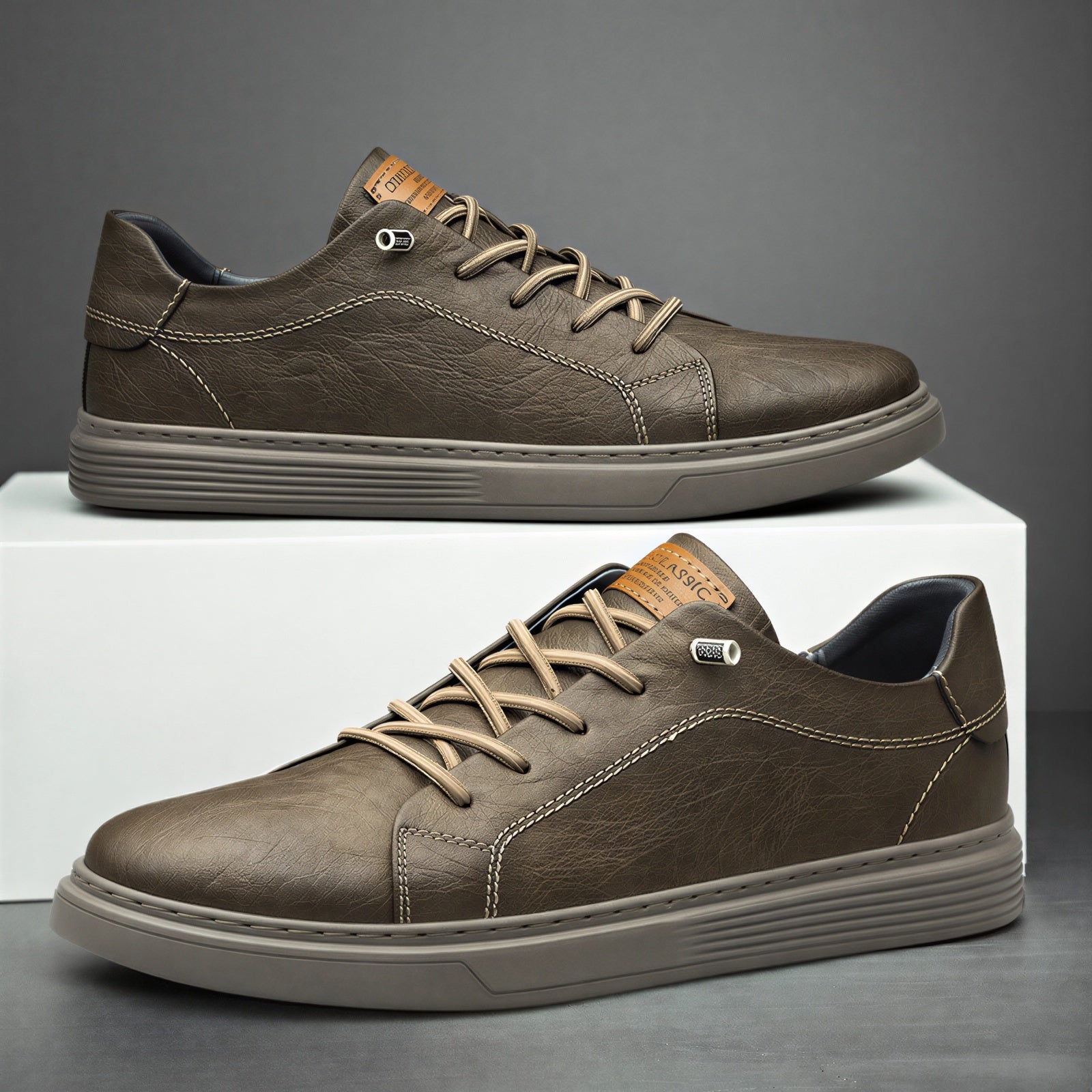 Image of Keith | Men's Lace-Up Casual Sneakers