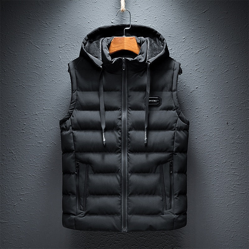 Image of Kent | Men's Hooded Quilted Puffer Vest