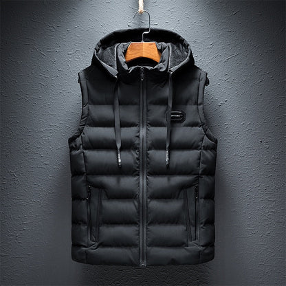 Image of Kent | Men's Hooded Quilted Puffer Vest